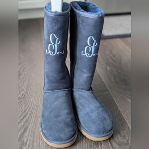 UGG Blue Suede Boots